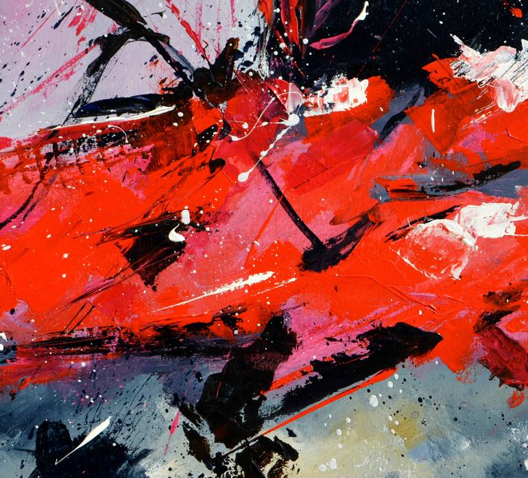 Original Abstract Painting by Pol Ledent