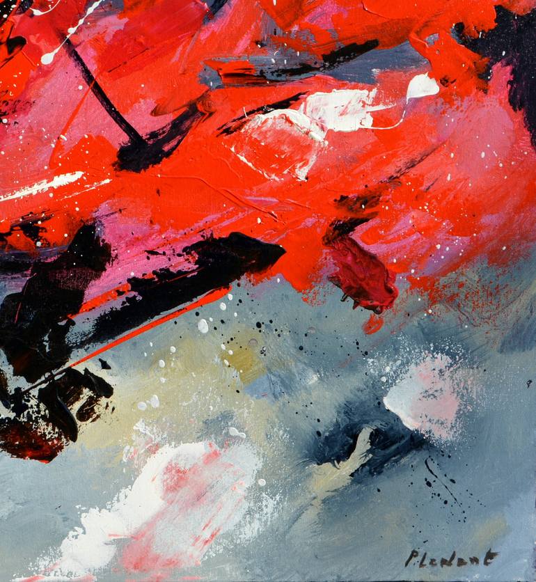Original Abstract Painting by Pol Ledent