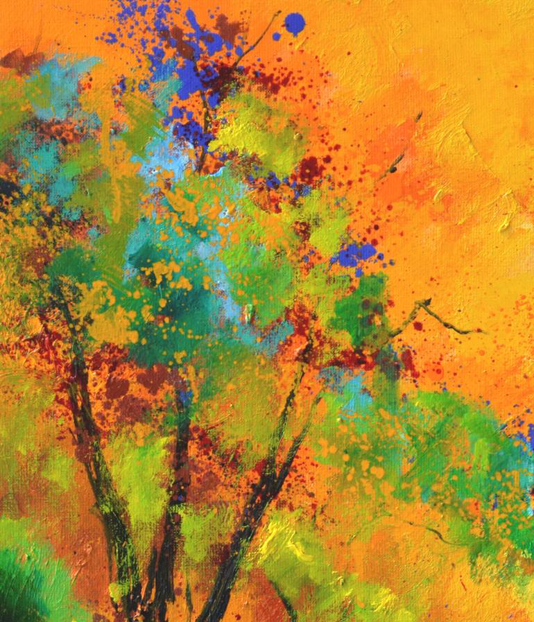 Original Impressionism Landscape Painting by Pol Ledent