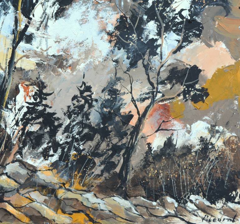 Original Impressionism Landscape Painting by Pol Ledent