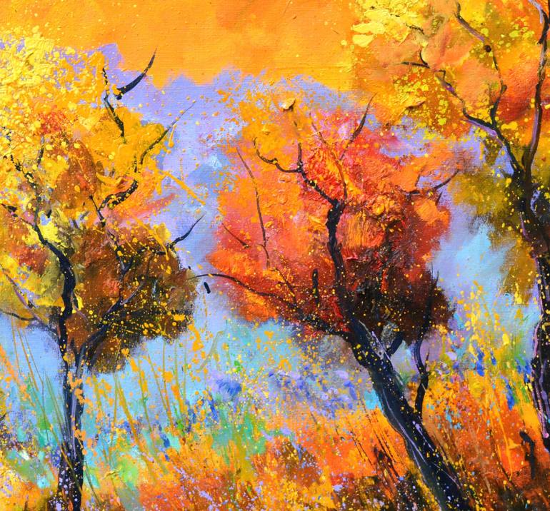 Original Impressionism Landscape Painting by Pol Ledent