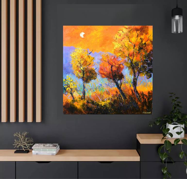 Original Impressionism Landscape Painting by Pol Ledent