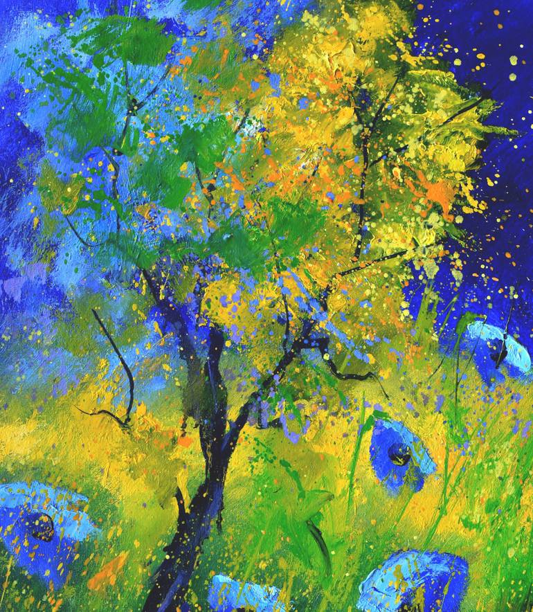 Original Impressionism Landscape Painting by Pol Ledent
