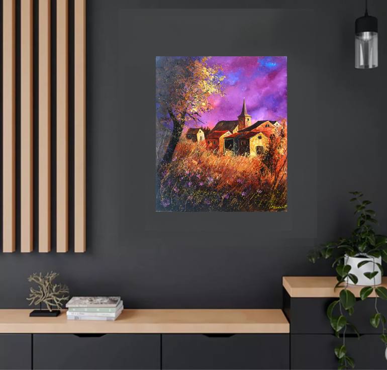 Original Impressionism Landscape Painting by Pol Ledent