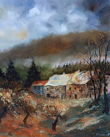 Original Impressionism Landscape Paintings by Pol Ledent