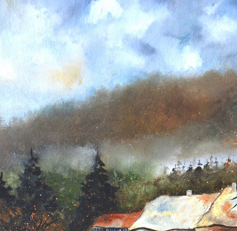 Original Impressionism Landscape Painting by Pol Ledent