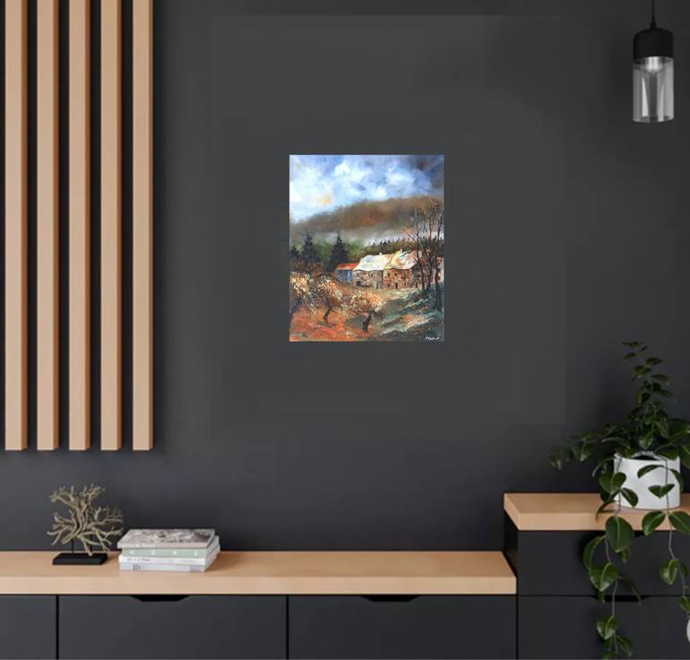 Original Impressionism Landscape Painting by Pol Ledent