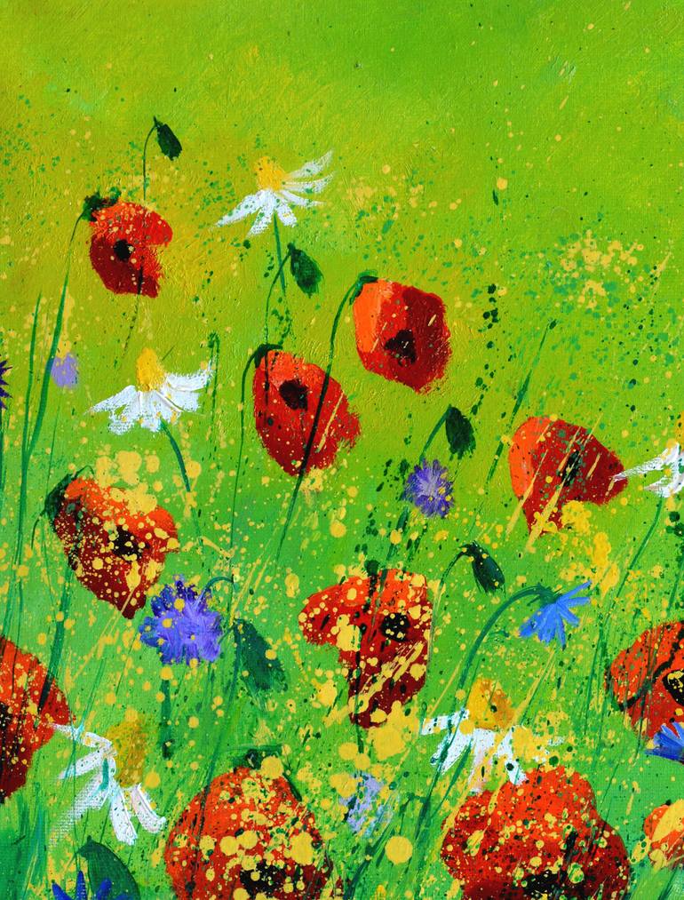 Original Impressionism Botanic Painting by Pol Ledent