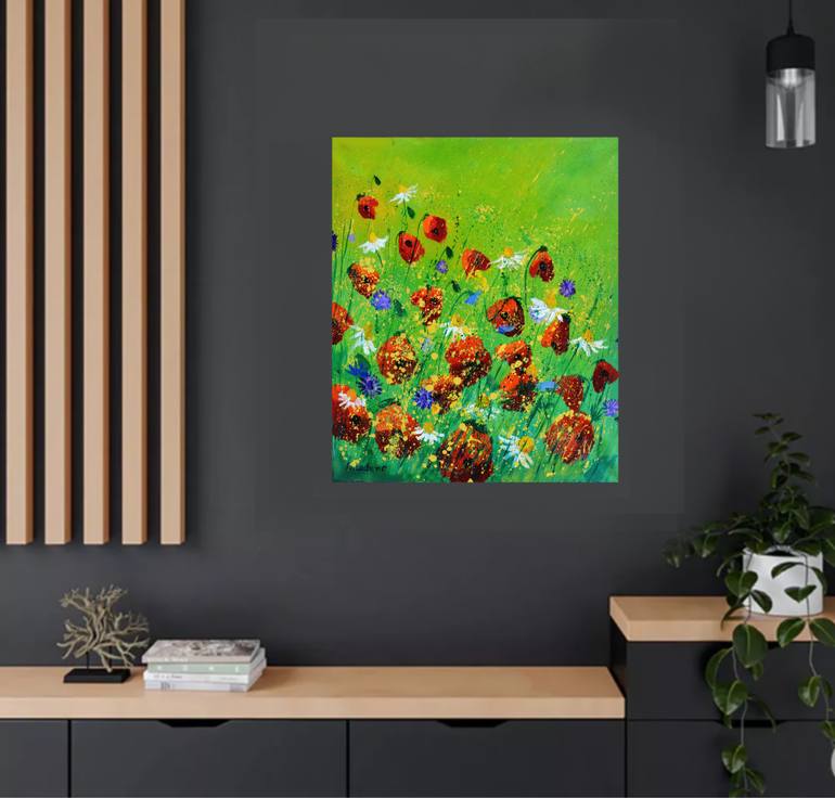Original Impressionism Botanic Painting by Pol Ledent