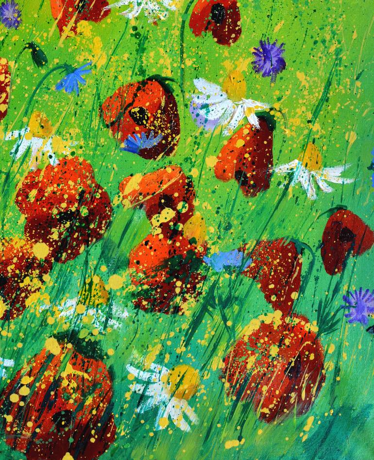 Original Impressionism Botanic Painting by Pol Ledent