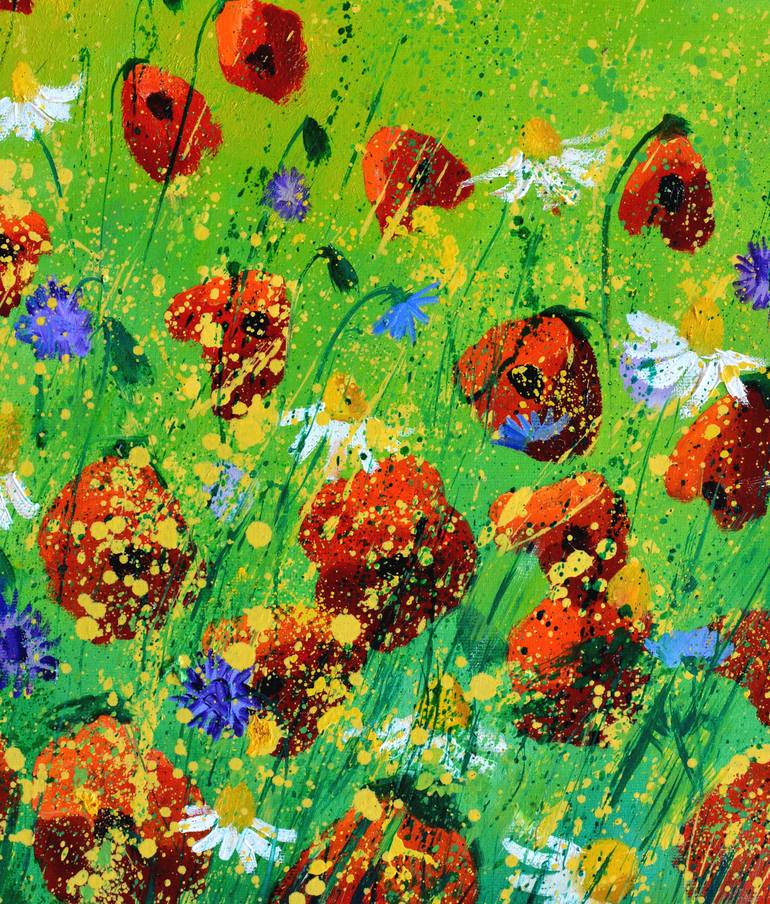 Original Impressionism Botanic Painting by Pol Ledent