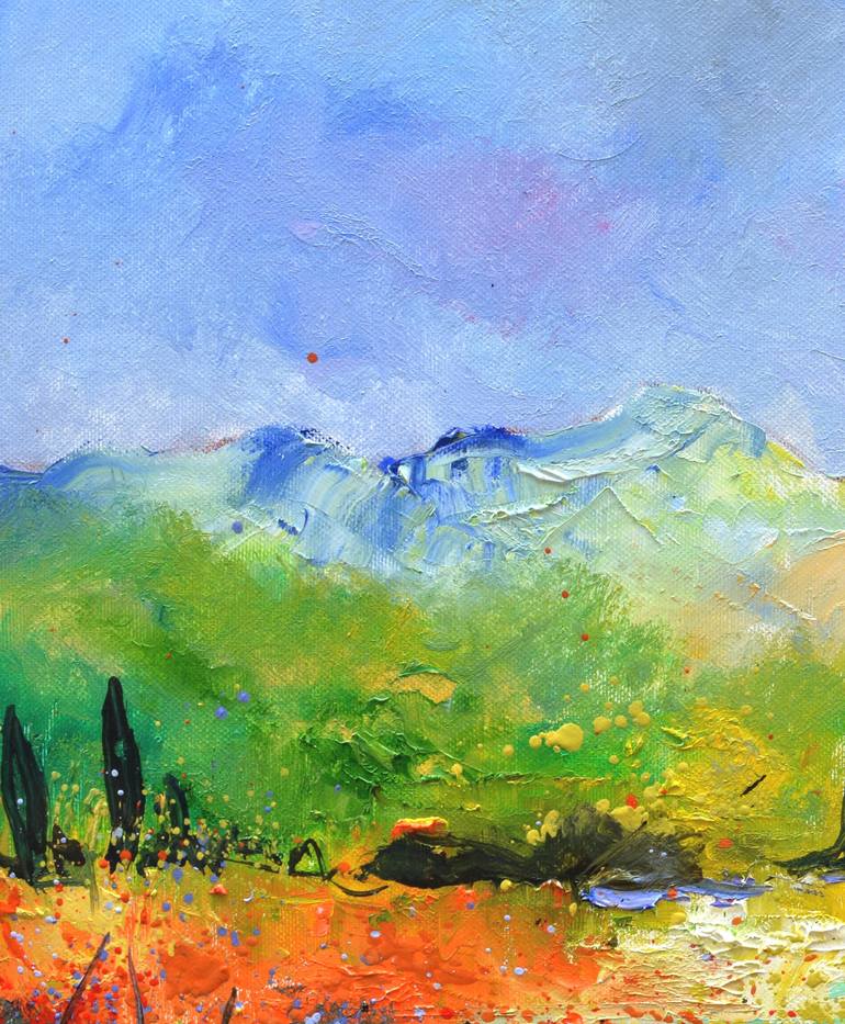 Original Impressionism Landscape Painting by Pol Ledent