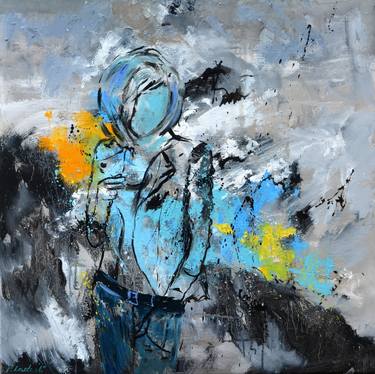 Original Figurative Abstract Paintings by Pol Ledent