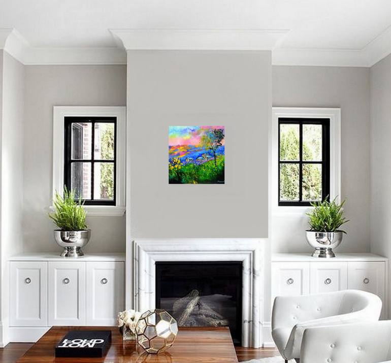 Original Impressionism Landscape Painting by Pol Ledent