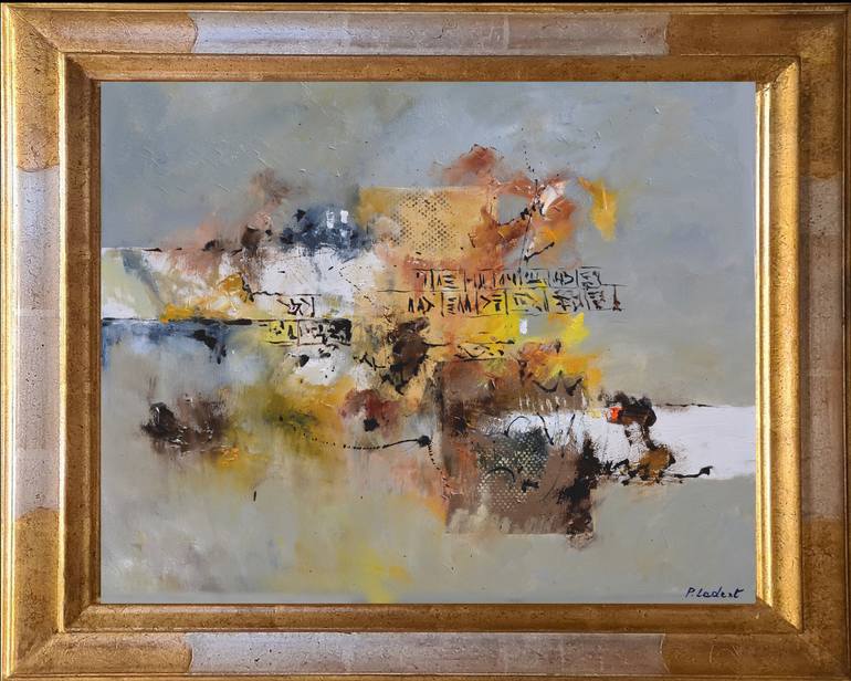 Original Abstract Painting by Pol Ledent