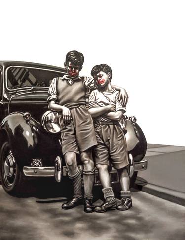 Print of Figurative Car Paintings by Kristal KC