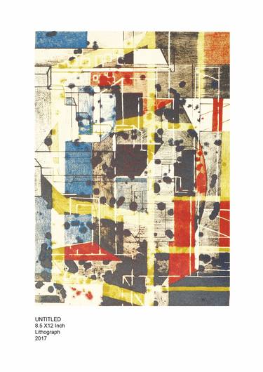 Print of Cubism Abstract Printmaking by Chetan Mevada