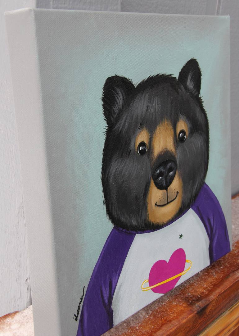 Original Contemporary Animal Painting by Ilaamen Pelshaw