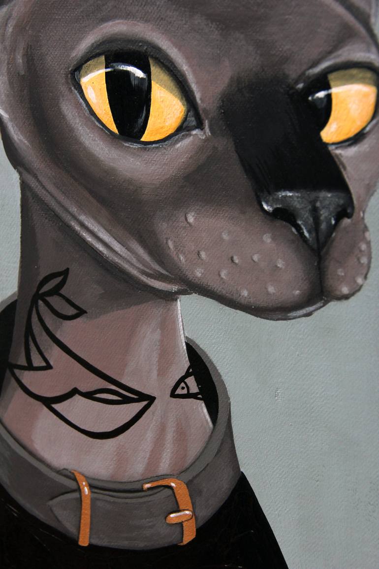 Original Illustration Animal Painting by Ilaamen Pelshaw