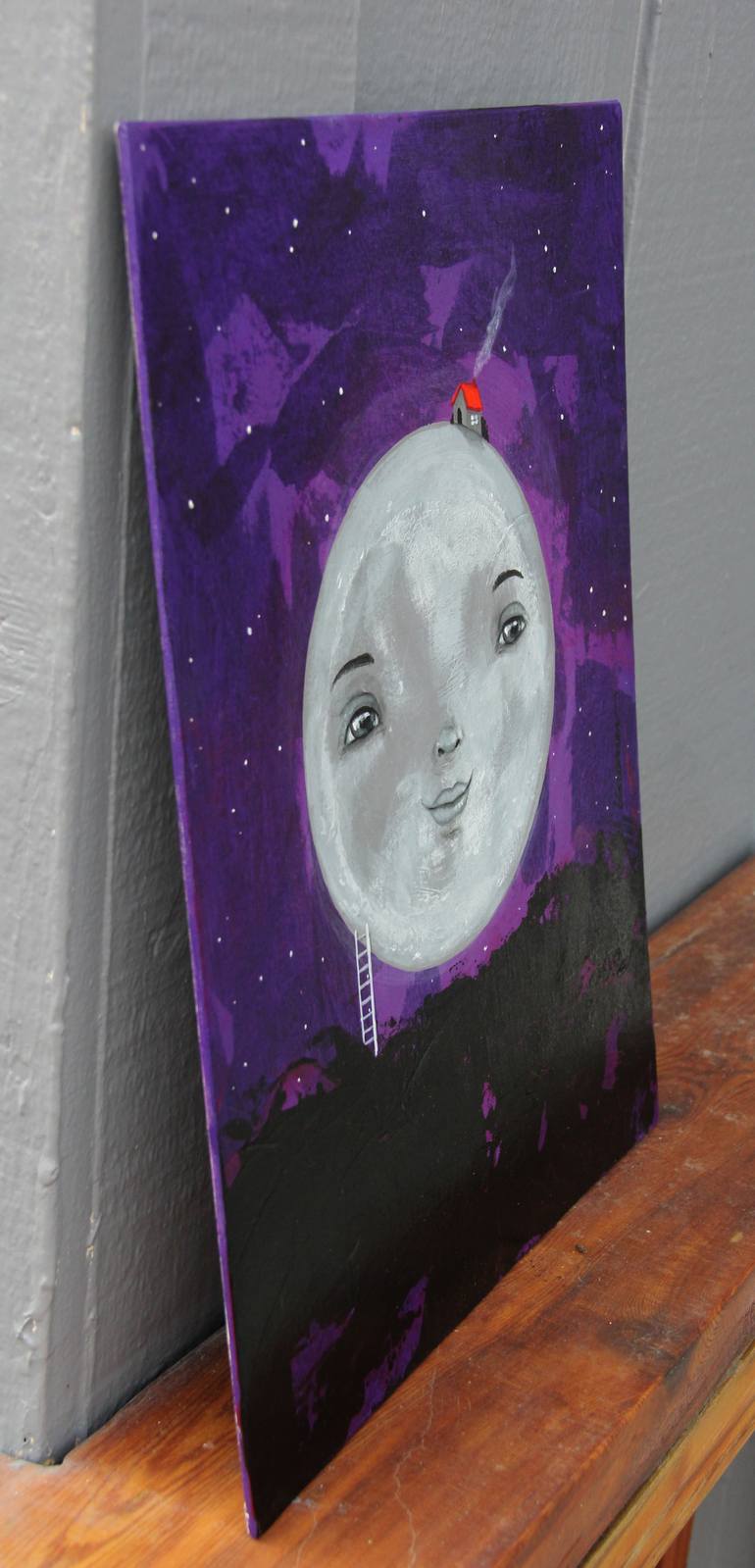 Original Contemporary Fantasy Painting by Ilaamen Pelshaw