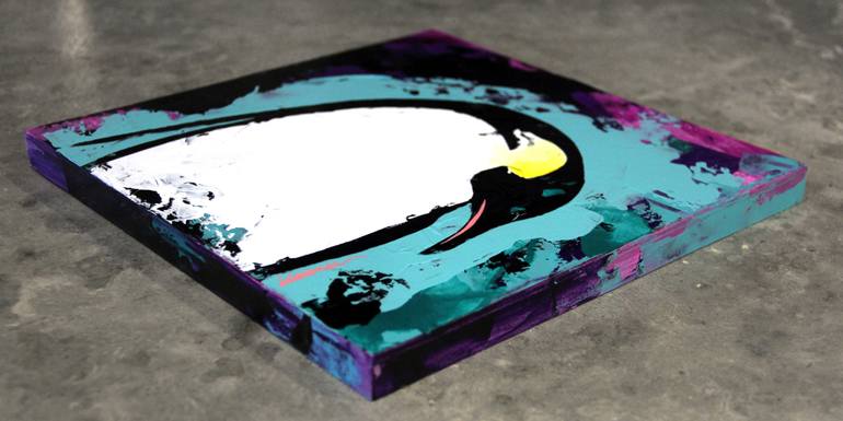 Original Contemporary Animal Painting by Ilaamen Pelshaw