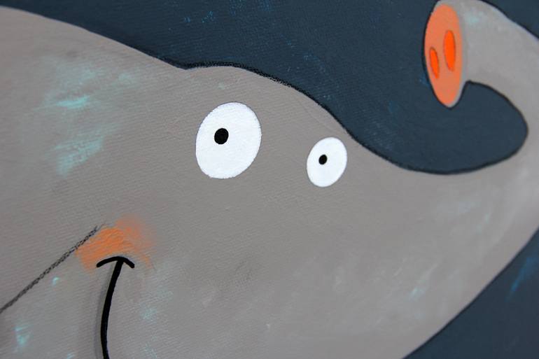 Original Illustration Animal Painting by Ilaamen Pelshaw