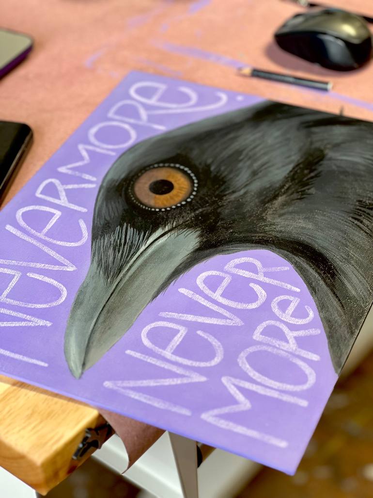 Original Contemporary Animal Painting by Ilaamen Pelshaw