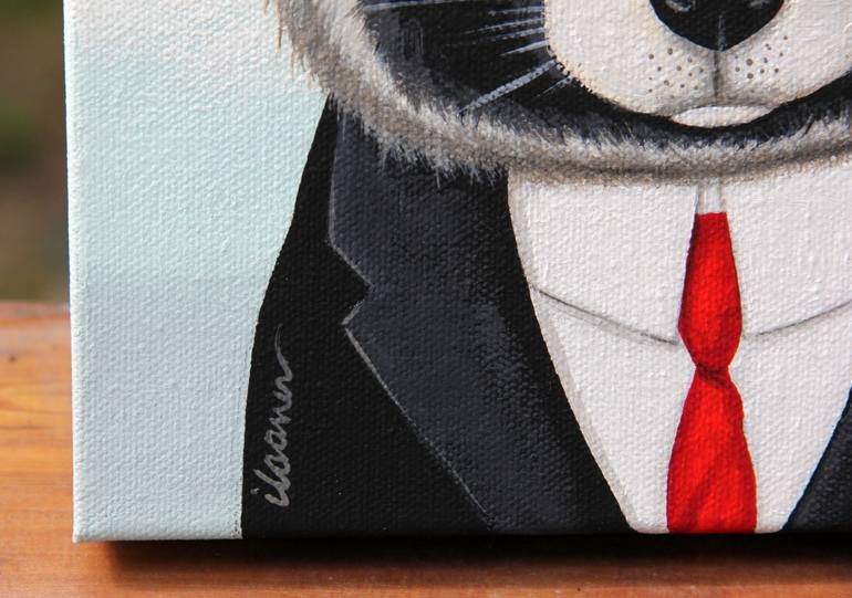 Original Figurative Animal Painting by Ilaamen Pelshaw