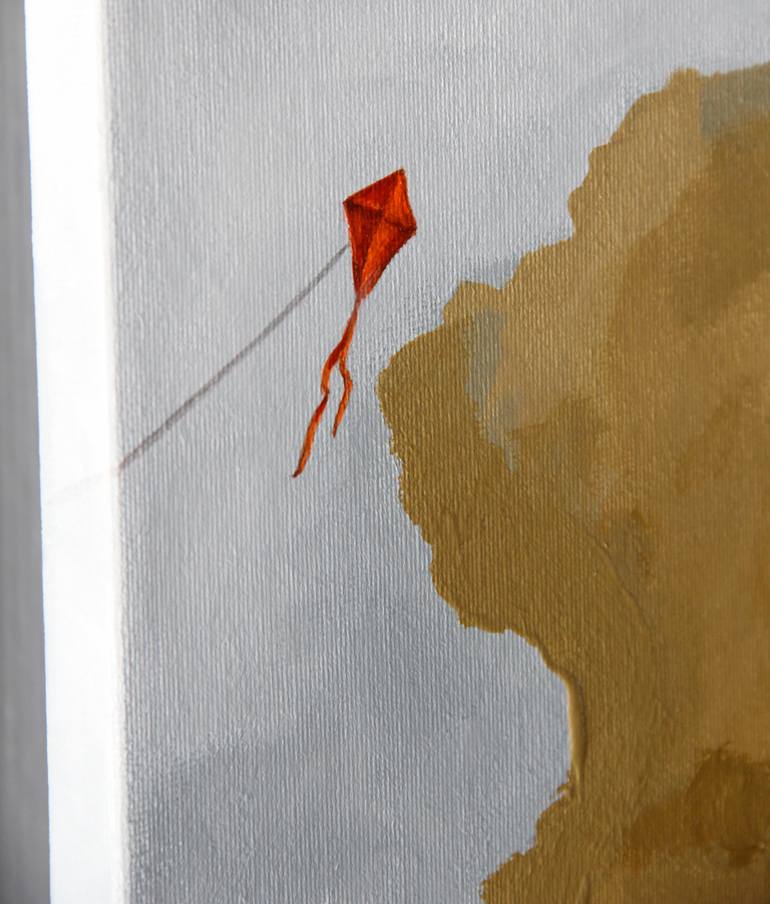 Original Semi Abstract Landscape Painting by Ilaamen Pelshaw