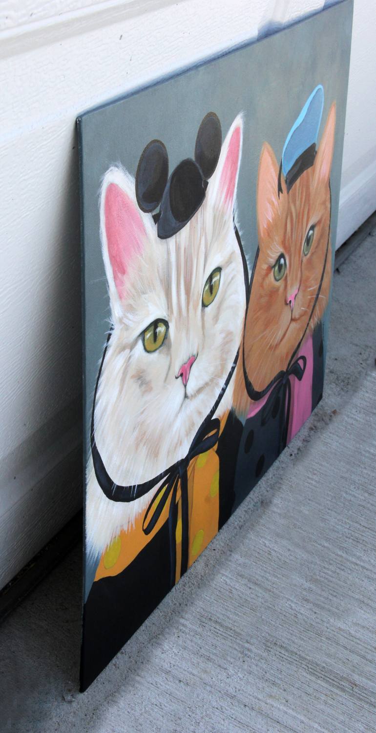 Original Figurative Animal Mixed Media by Ilaamen Pelshaw