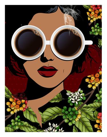 Original Pop Art Food & Drink Digital by Ilaamen Pelshaw