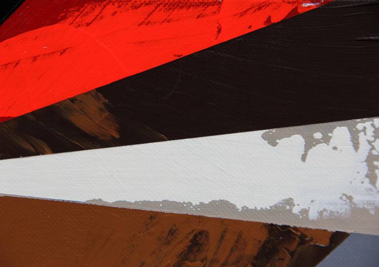 Original Geometric Abstract Painting by Ilaamen Pelshaw