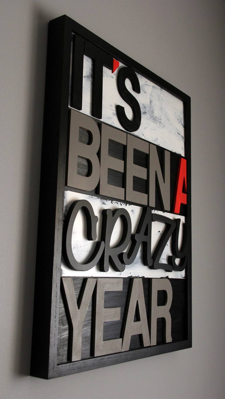 Original Conceptual Typography Sculpture by Ilaamen Pelshaw