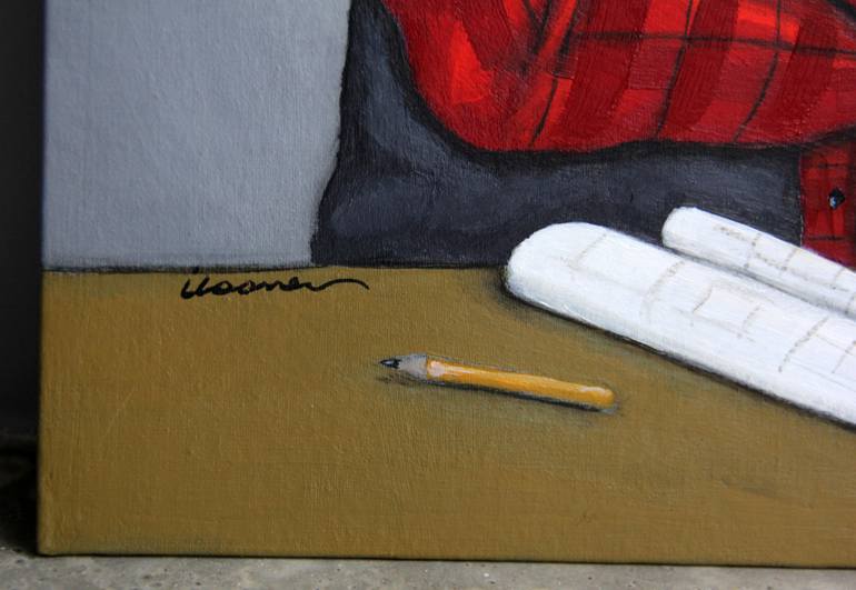 Original Figurative Animal Painting by Ilaamen Pelshaw