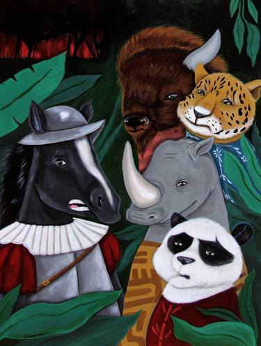 Original Animal Paintings by Ilaamen Pelshaw