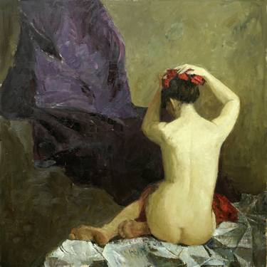 Print of Figurative Nude Paintings by Galya Andrusenko