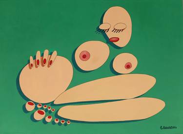 Print of Pop Art Erotic Paintings by Daniel Kozeletckiy