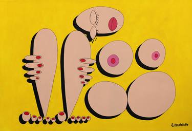 Print of Pop Art Erotic Paintings by Daniel Kozeletckiy