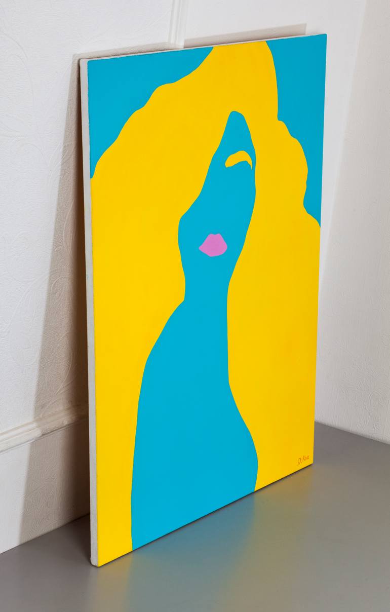 Original Minimalism Women Painting by Daniel Kozeletckiy