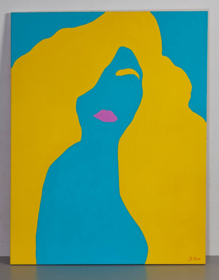 Original Minimalism Women Painting by Daniel Kozeletckiy