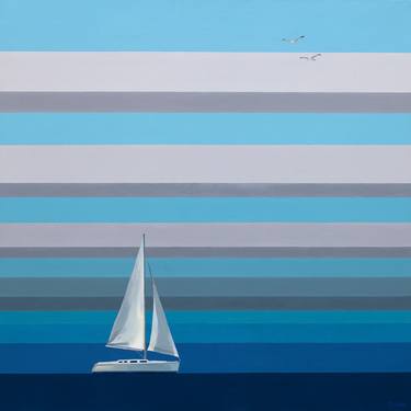 Print of Fine Art Boat Paintings by Daniel Kozeletckiy