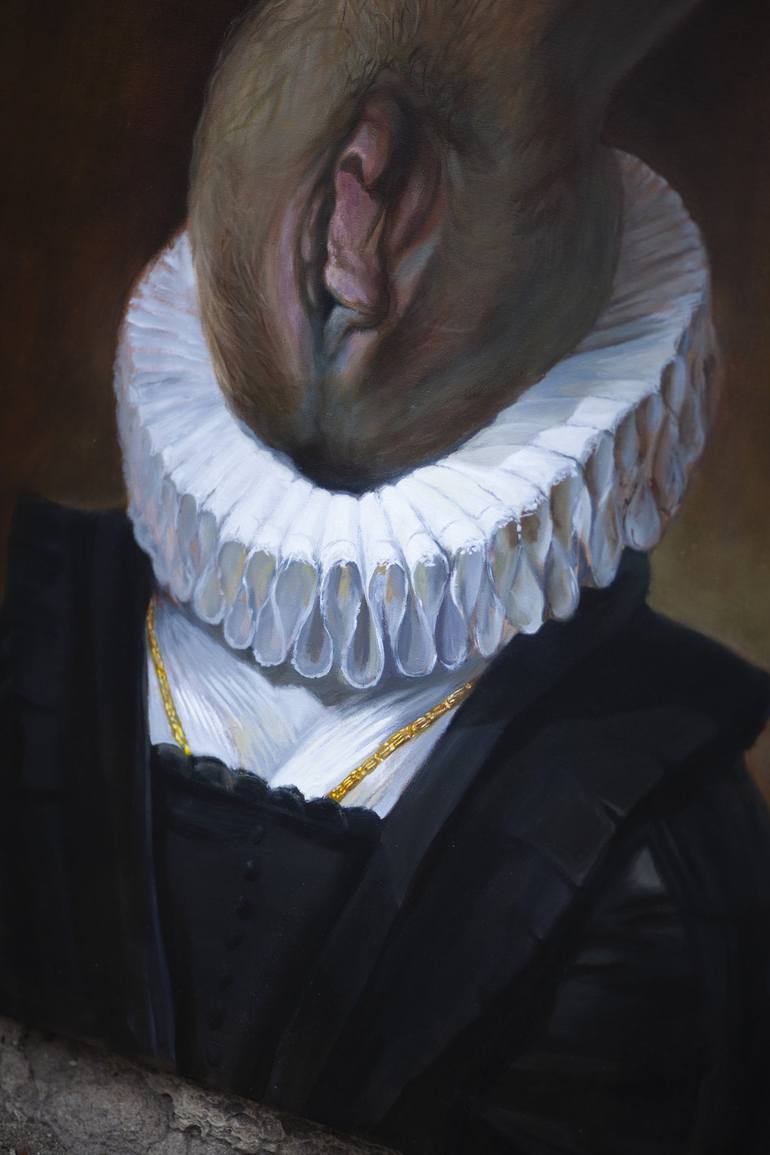Original Conceptual Portrait Painting by Daniel Kozeletckiy