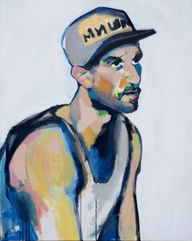 Original Figurative Men Paintings by Emma Tingård