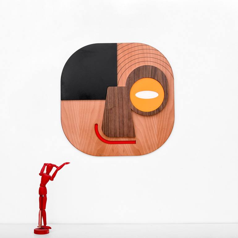 Original Abstract People Sculpture by Tzachi Nevo