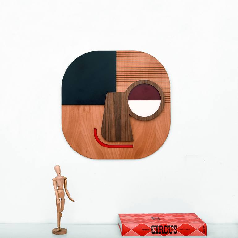 Original Abstract Expressionism People Sculpture by Tzachi Nevo