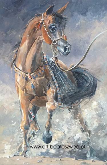 Original Horse Paintings by Beata Szwed