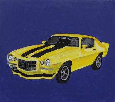 Saatchi Art Artist Gleb Fedoseev; Paintings, “American car” #art
