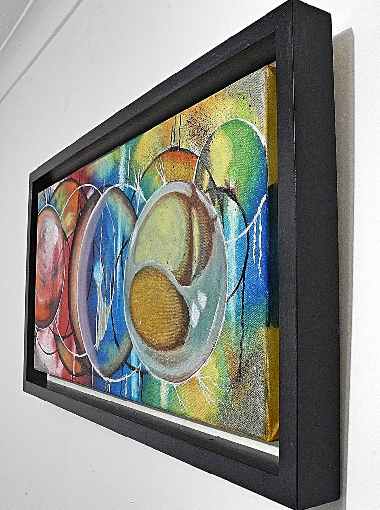 Original Abstract Painting by German Bustamante