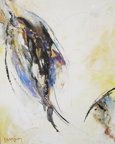 Original Abstract Expressionism Abstract Paintings by Liz McQueen