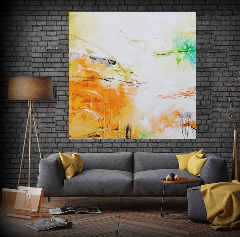 Original Abstract Expressionism Abstract Painting by susan wooler